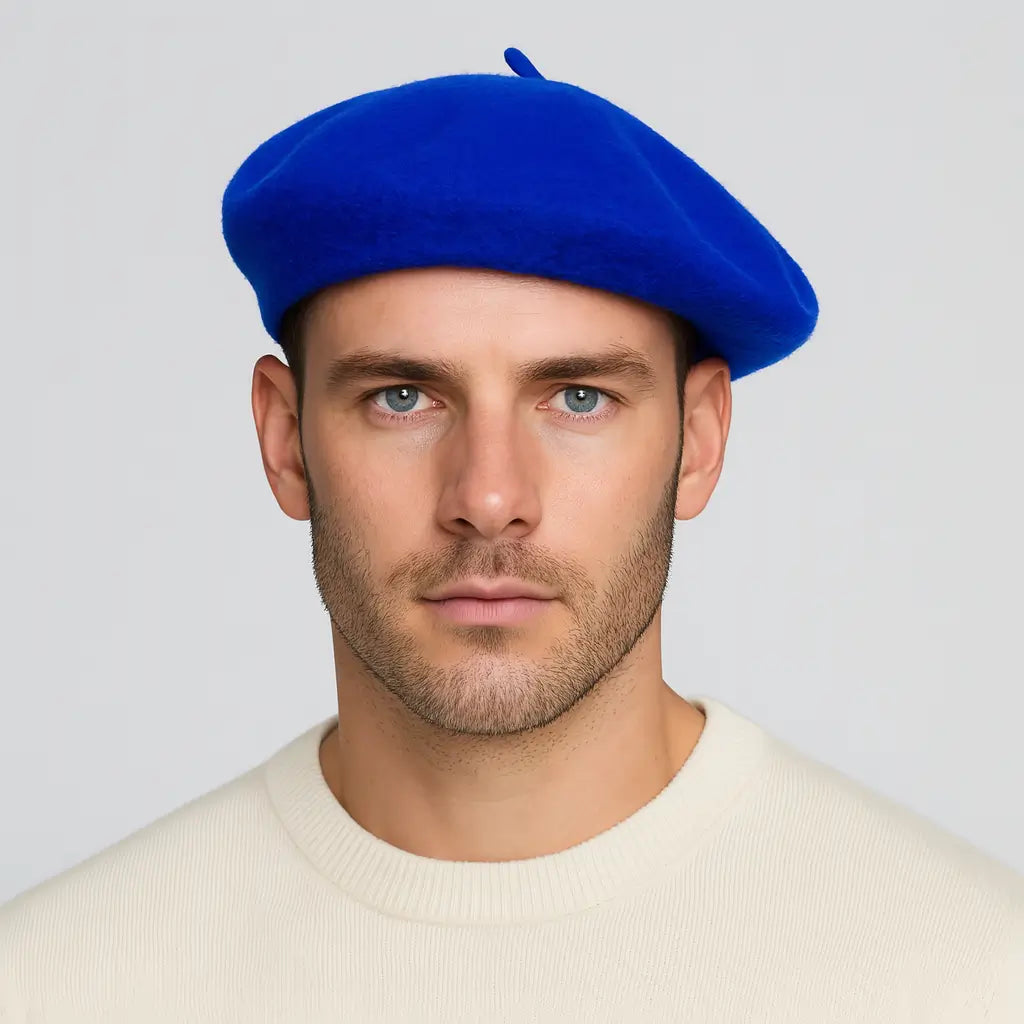 Blue French Beret