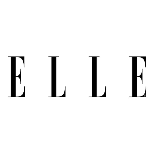 Black 'ELLE' logo on a white background