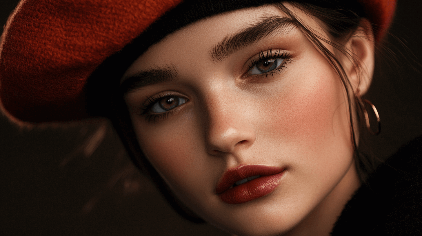 Stylish berets elegantly displayed with Parisian-inspired accessories, emphasizing timeless elegance and quality craftsmanship.