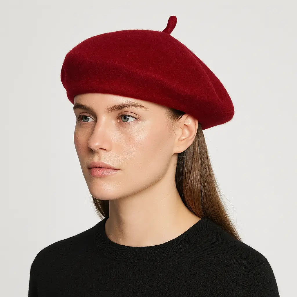 Wine Red Beret