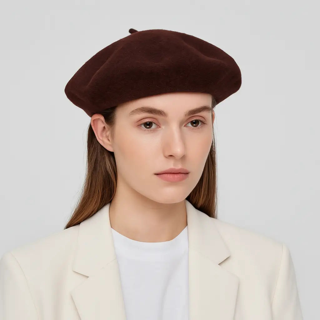 Chocolate Brown Beret