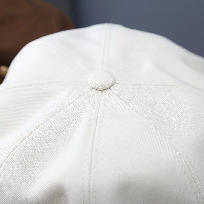 White fabric cap.