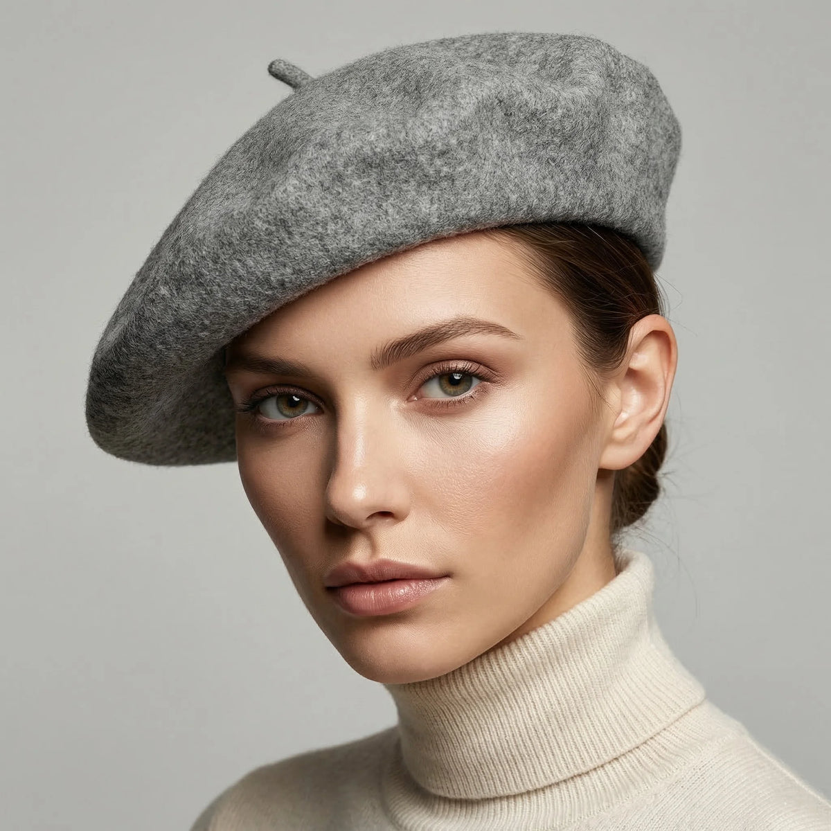 Dark Grey Wool Beret | French Beret®
