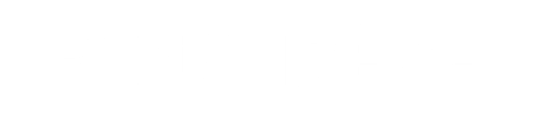 French Beret brand logo in white text with registered trademark symbol