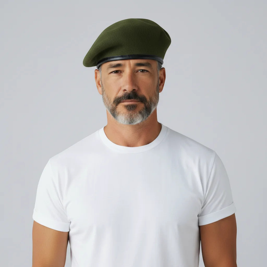 Olive green beret with black band, Green Beret Army Ranger product