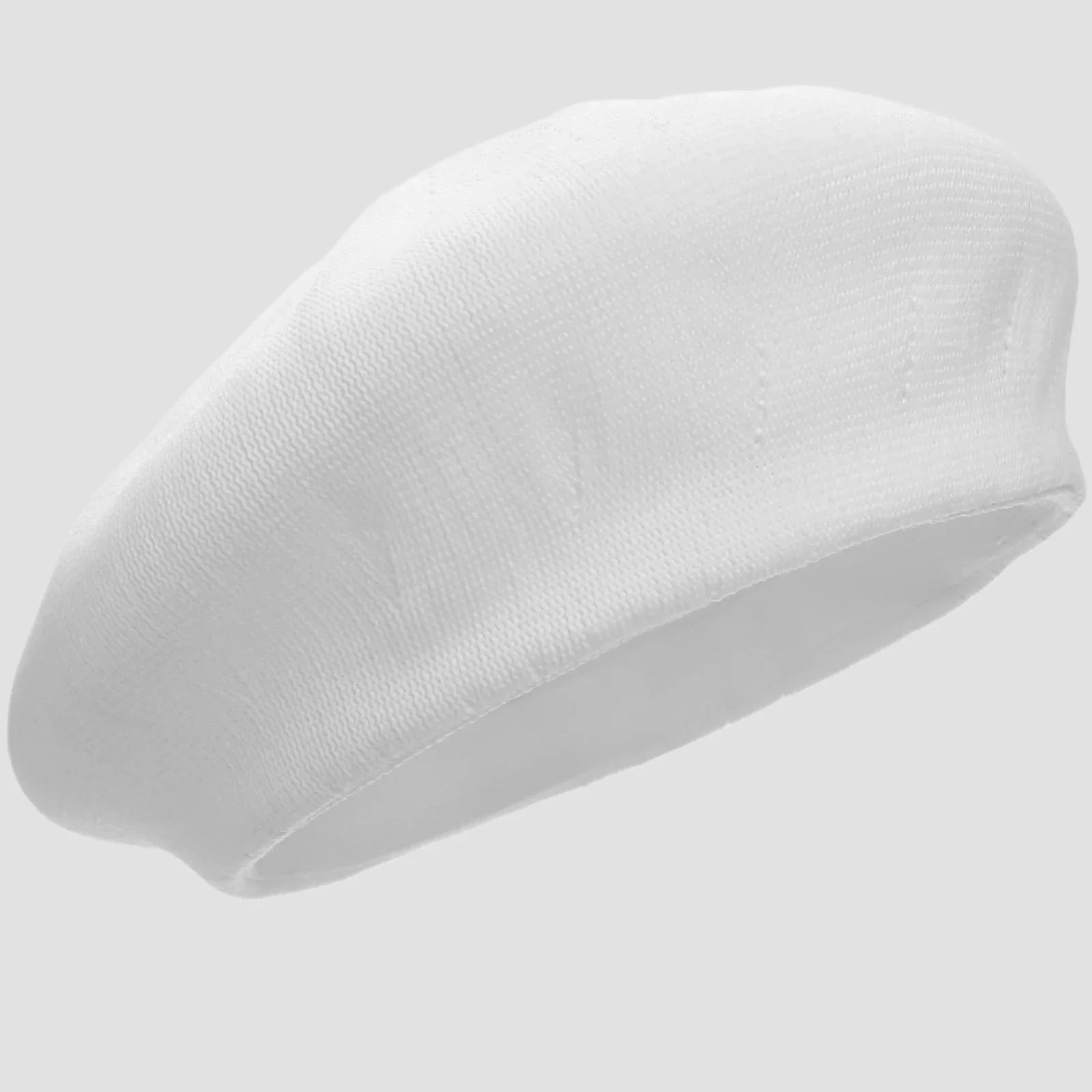 White wool beret.